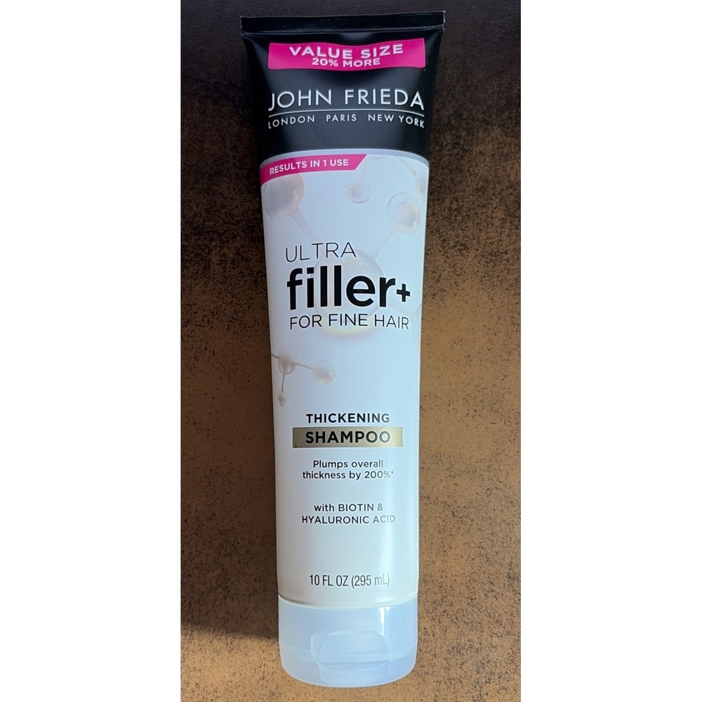 John Frieda Ultra Filler+ Thickening Shampoo for Fine Hair Volumizing 10 fl oz